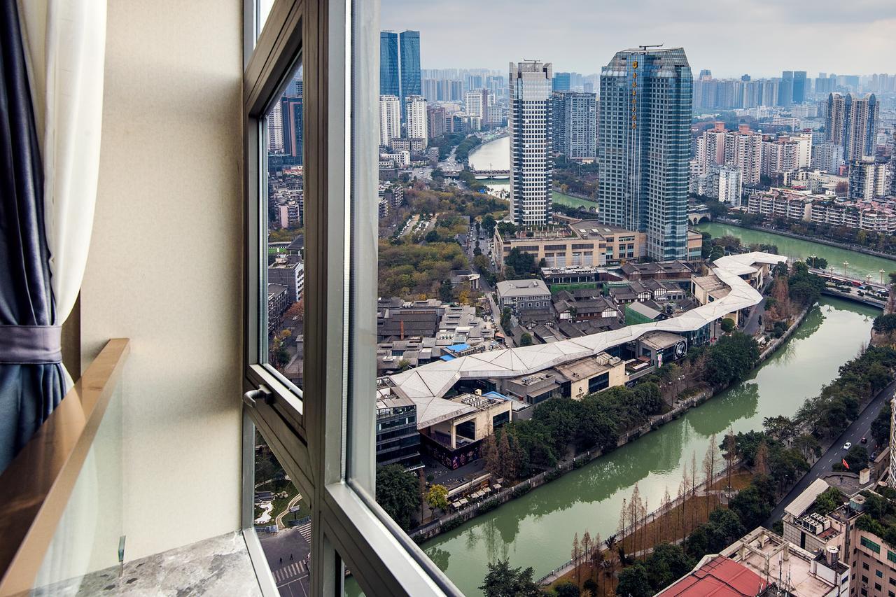 Chengdu Cloud Service Apartment Chunxi Taikoo Branch Eksteriør billede