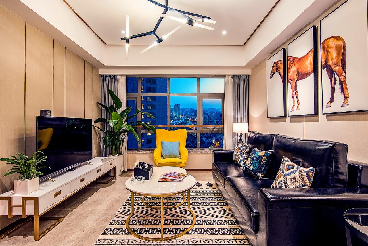 Chengdu Cloud Service Apartment Chunxi Taikoo Branch Eksteriør billede