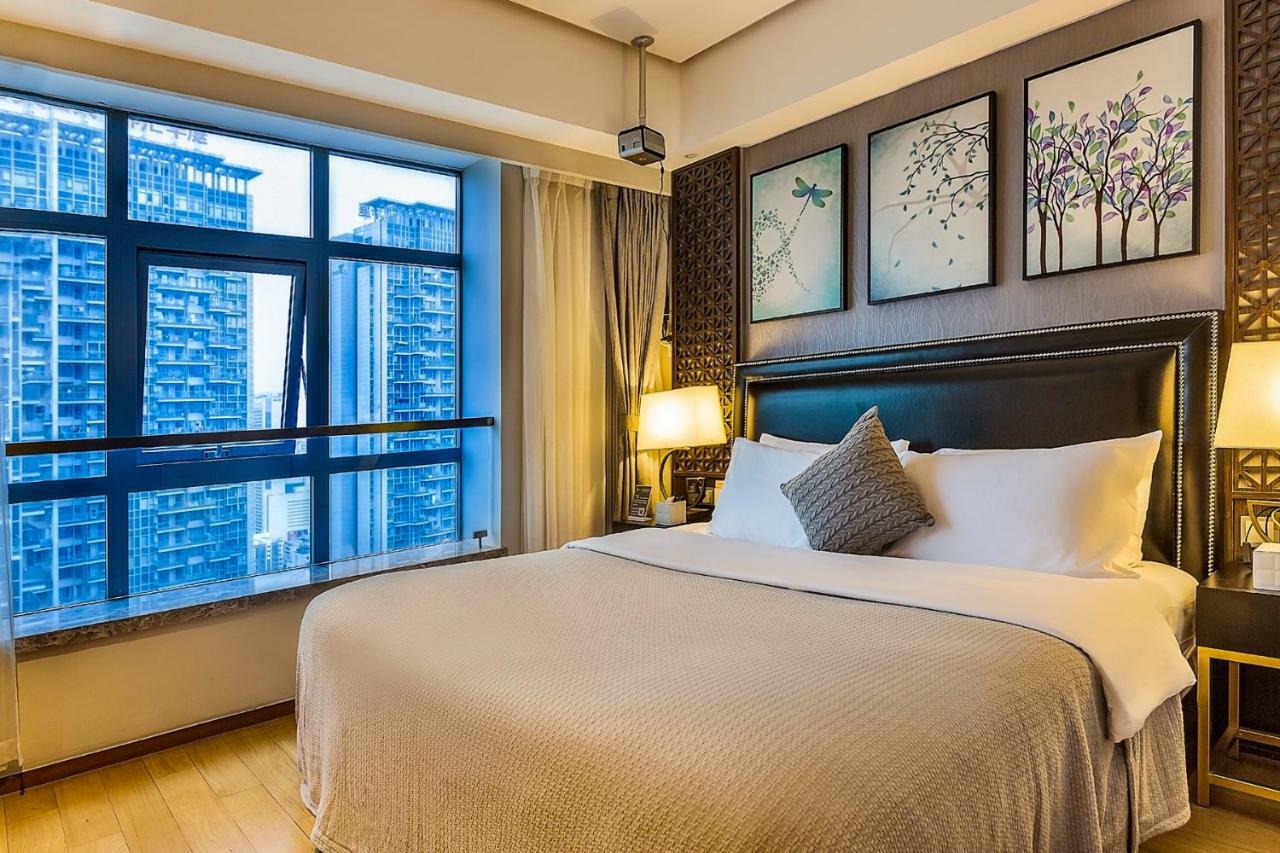 Chengdu Cloud Service Apartment Chunxi Taikoo Branch Eksteriør billede